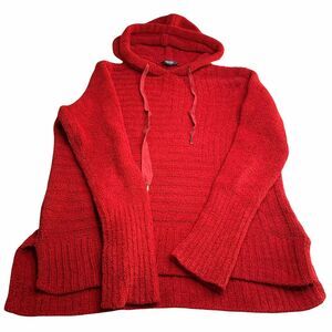 Simply Vera Vera Wang Women’s Burgundy Red Teddie Hoodie Size Large